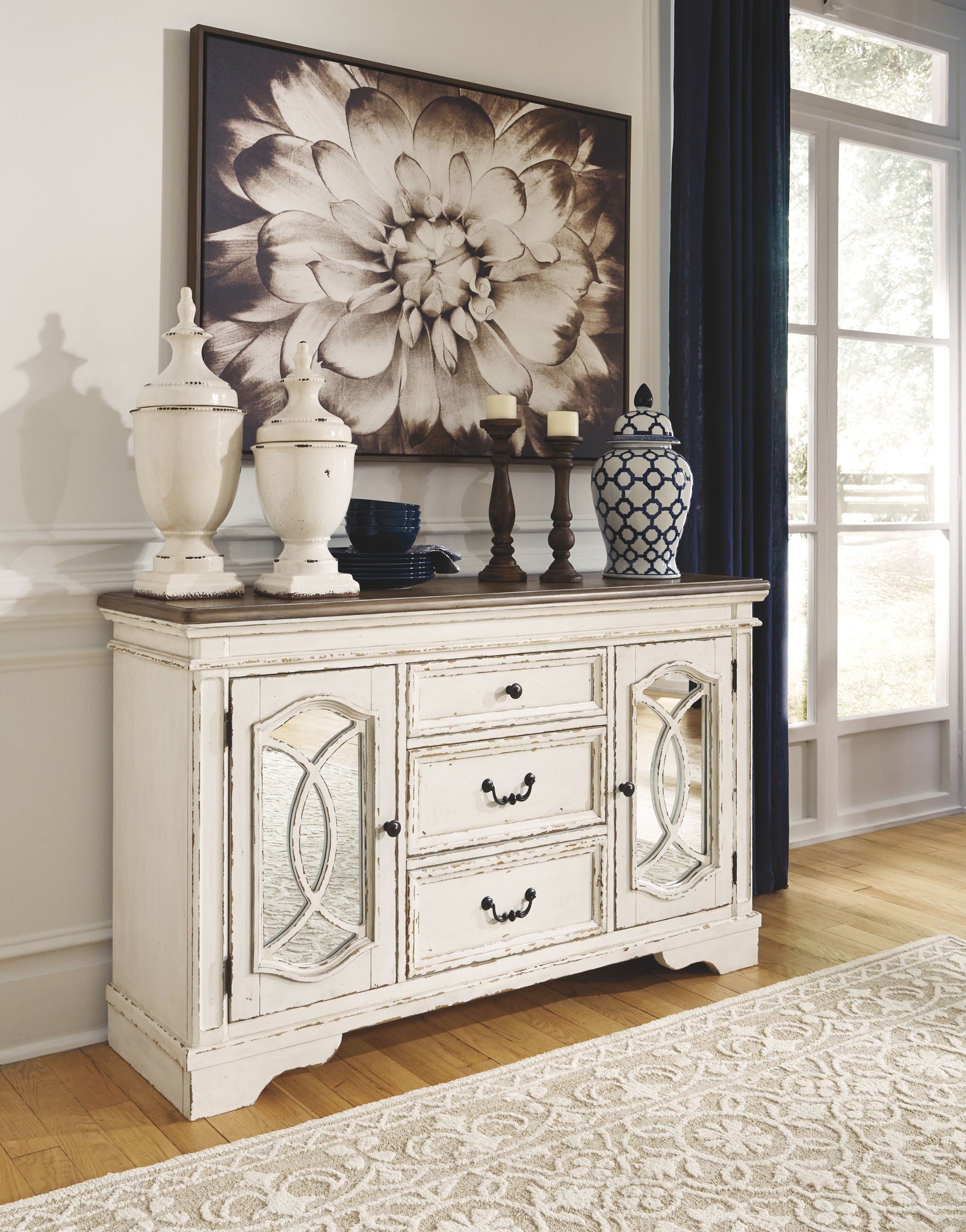 Realyn - Chipped White - Dining Room Server - Urban Living Furniture (Los Angeles, CA)