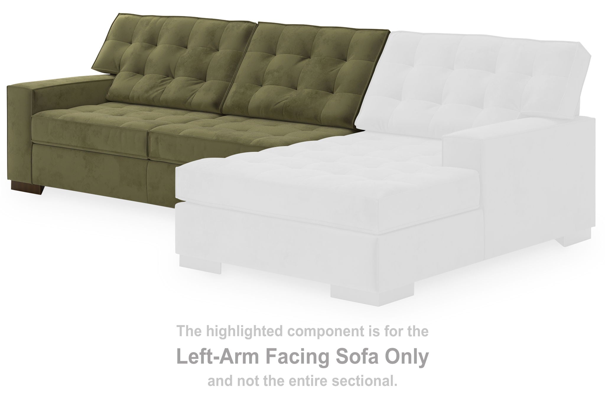 Caspian-Town - Olive - LAF Sofa - Urban Living Furniture (Los Angeles, CA)