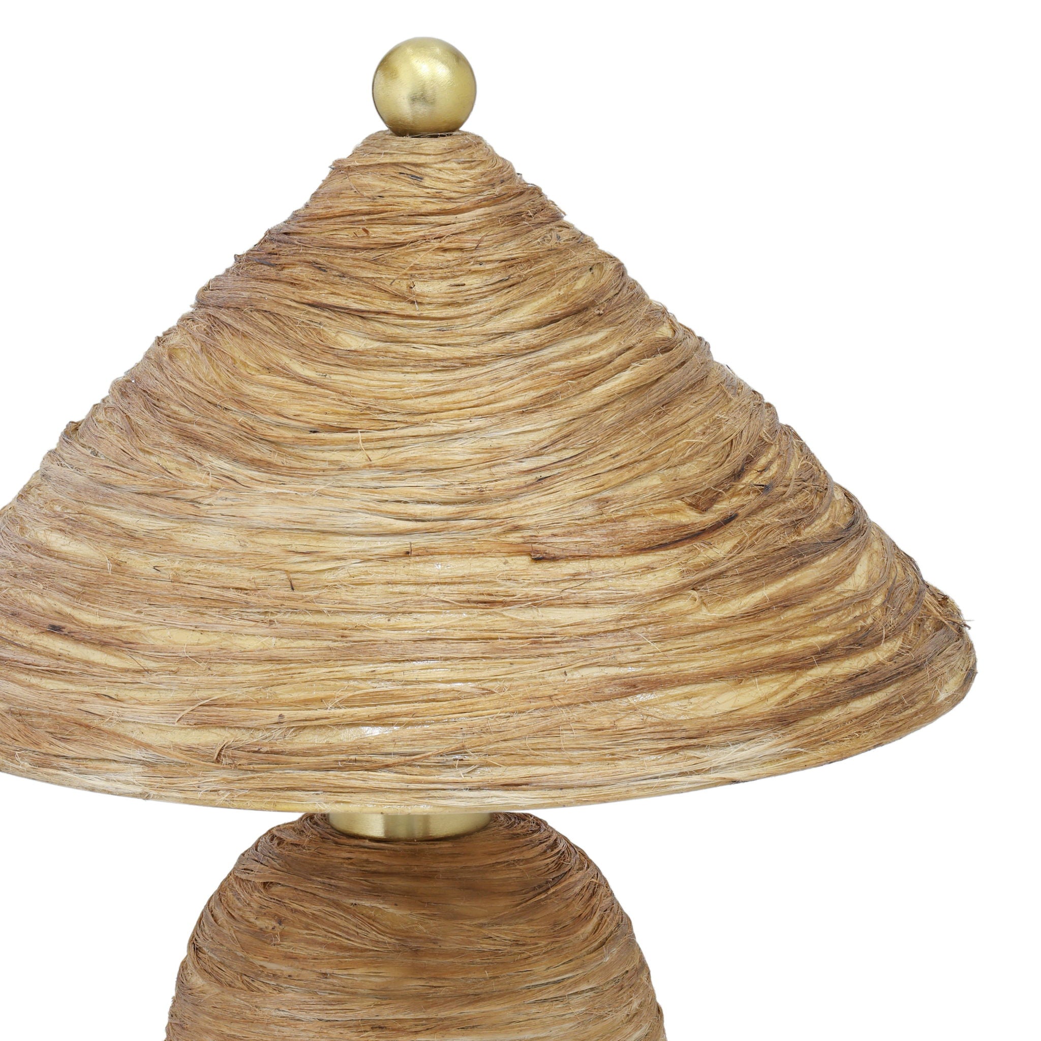 Coco - Coconut Fiber Pointed Table Lamp - Natural - Urban Living Furniture (Los Angeles, CA)