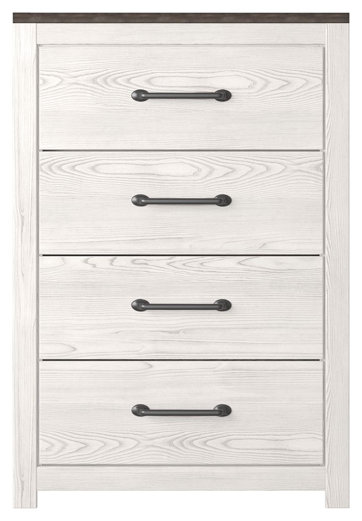 Gerridan - White / Gray - Four Drawer Chest - Urban Living Furniture (Los Angeles, CA)