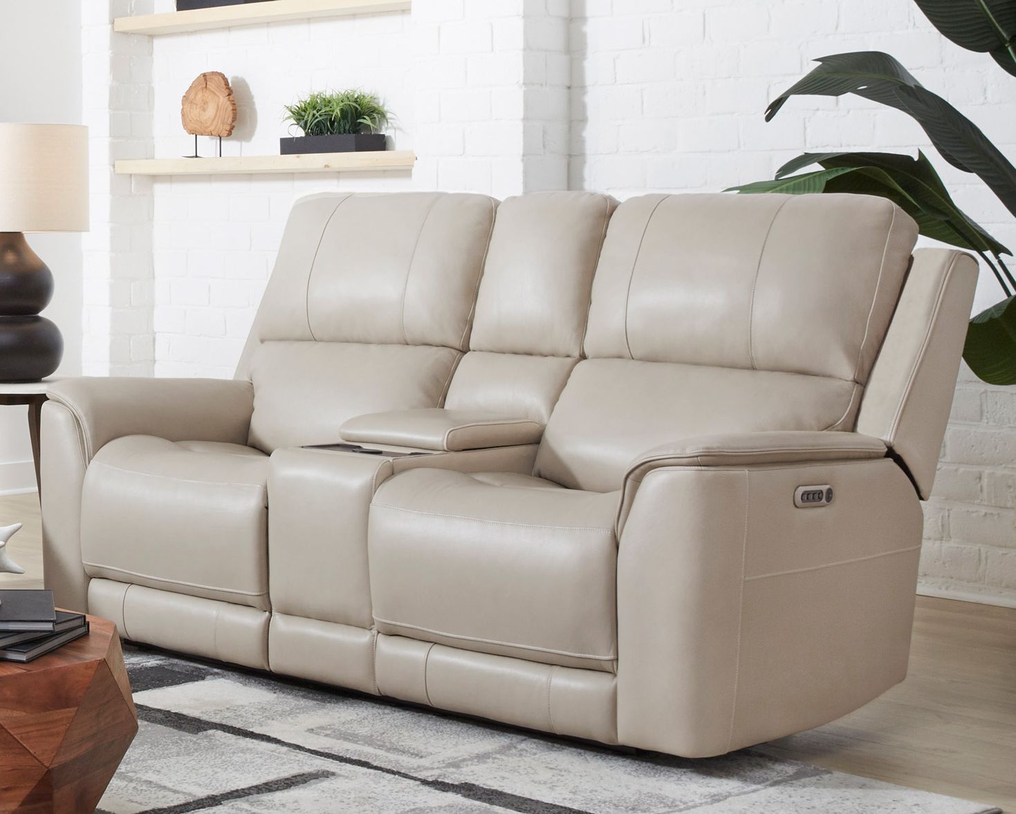 Easton - Zero Gravity Power Reclining Tilt Console Loveseat P3 - Urban Living Furniture (Los Angeles, CA)