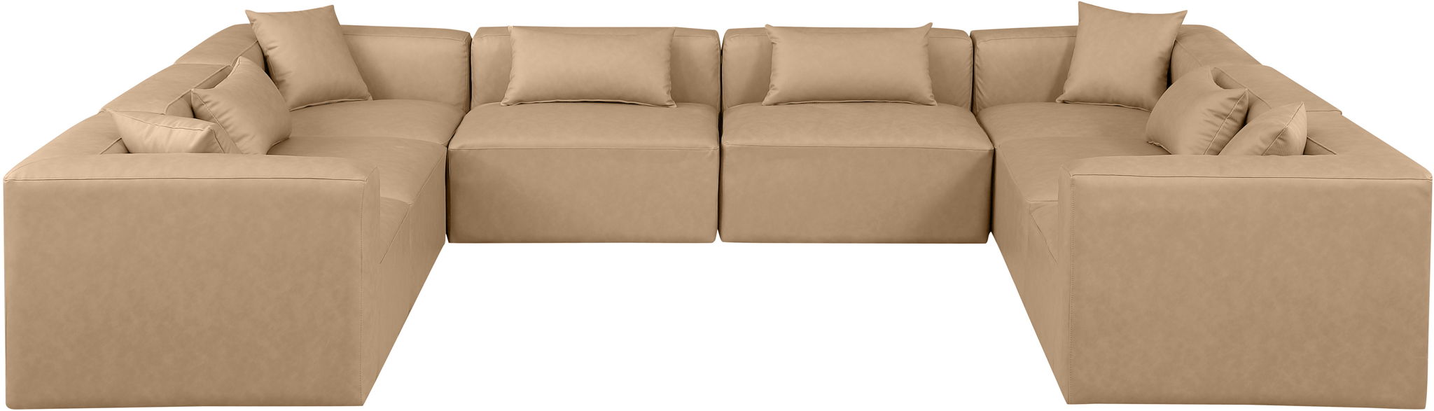 Cube - 8 Piece Modular Sectional - Tan - Urban Living Furniture (Los Angeles, CA)