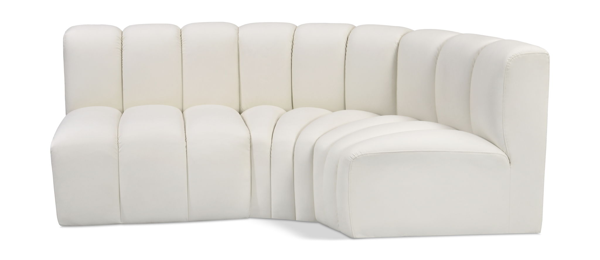 Arc - Faux Leather 3 Piece Sofa - Urban Living Furniture (Los Angeles, CA)