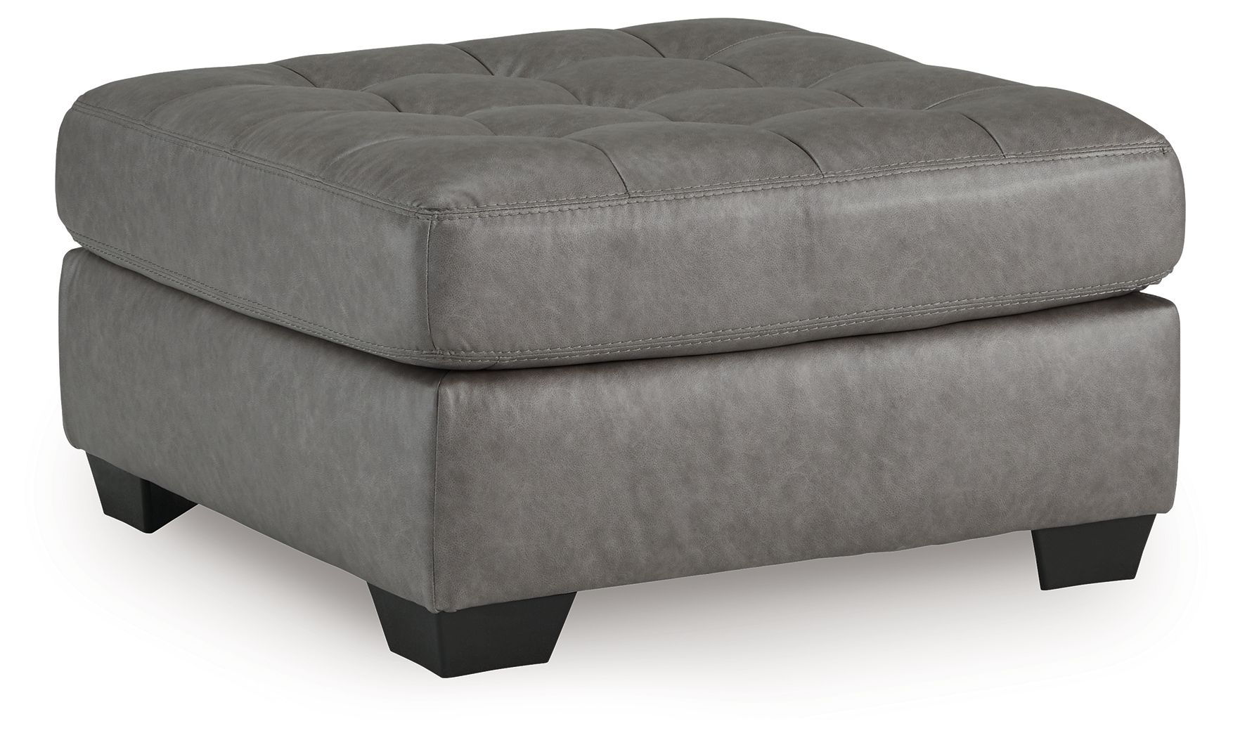 Clairette Court - Alloy - Oversized Accent Ottoman - Urban Living Furniture (Los Angeles, CA)