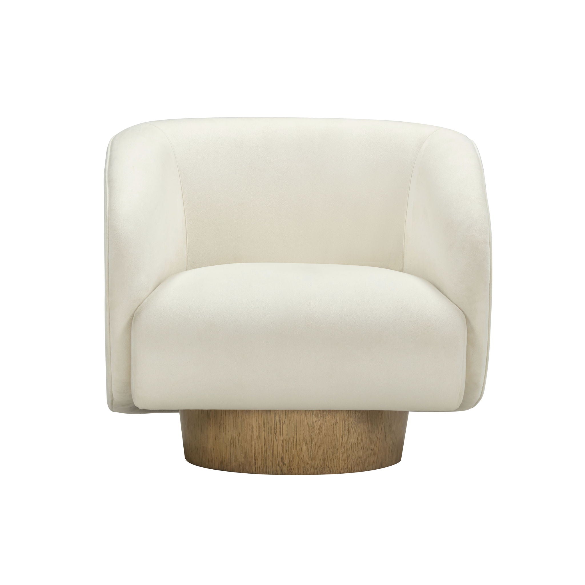Presley - Swivel Accent Chair - Cream