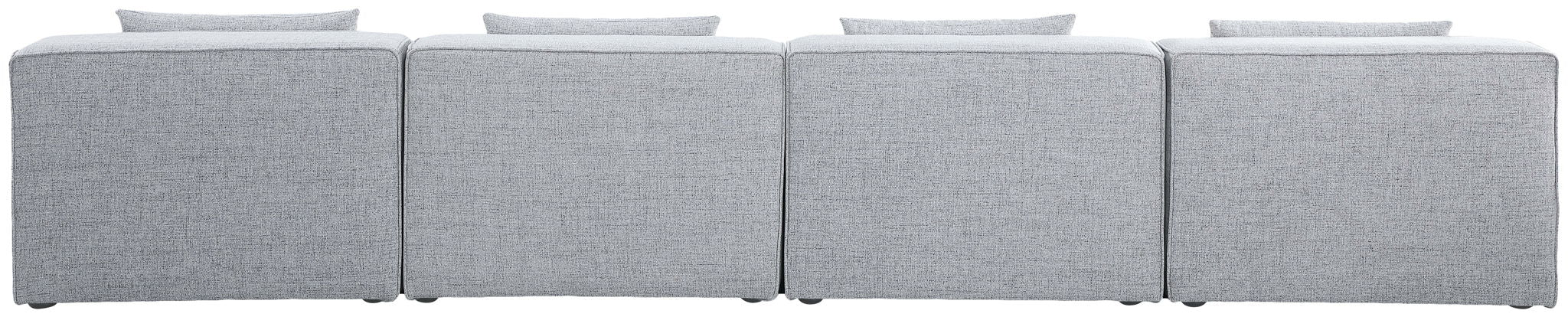 Cube - Linen Modular 4 Seat Armless Sofa - Urban Living Furniture (Los Angeles, CA)
