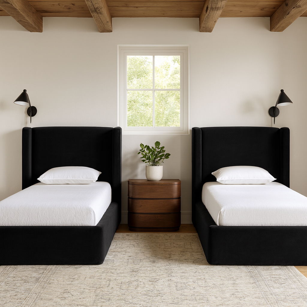 Kendall - Velvet Upholstered Bed - Urban Living Furniture (Los Angeles, CA)