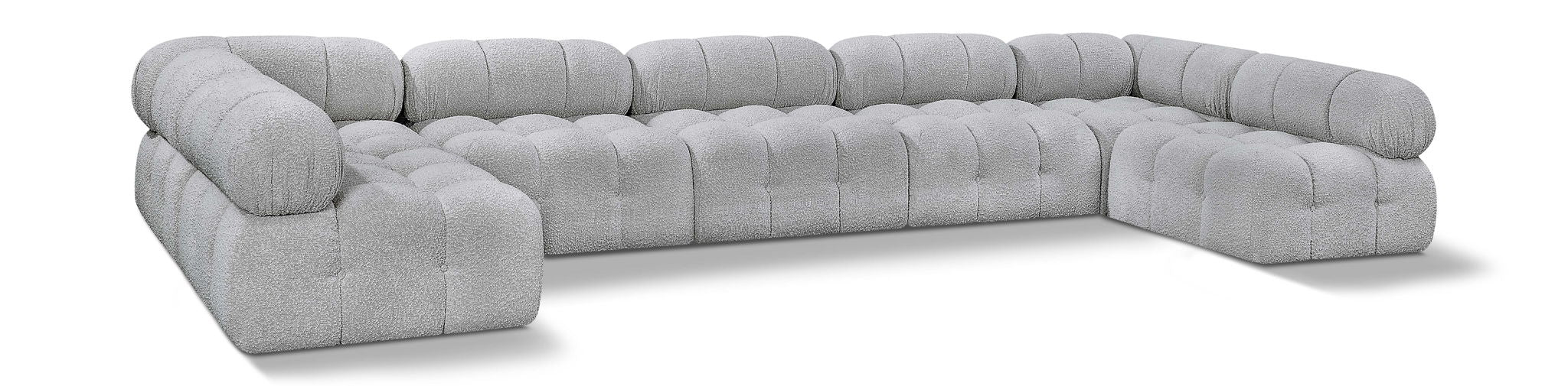 Ames - 7 Piece Boucle Fabric Modular Sectional - Urban Living Furniture (Los Angeles, CA)