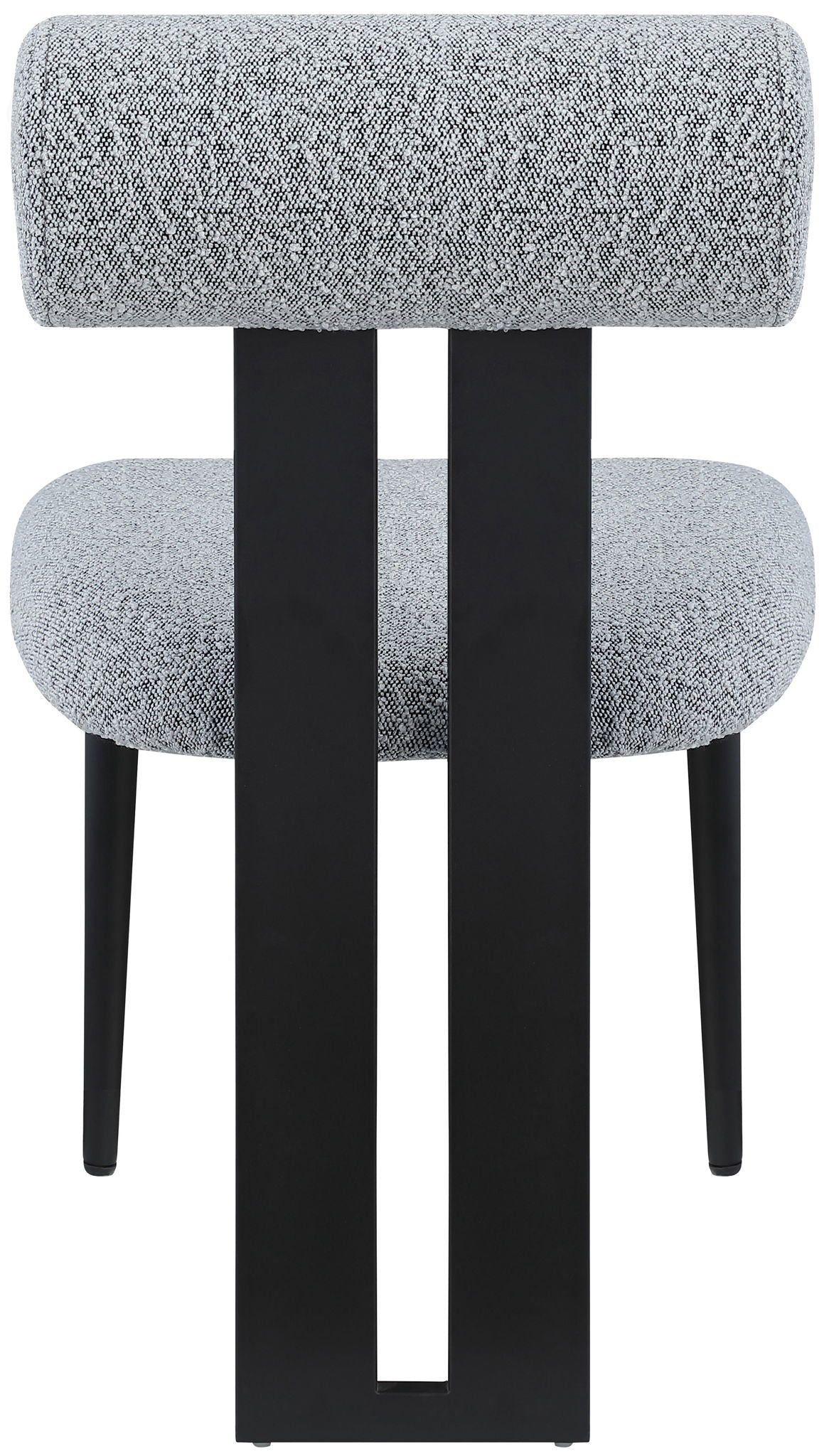 Dario - Boucle Dining Chair With Black Frame (Set of 2) - Urban Living Furniture (Los Angeles, CA)