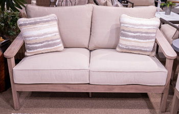 Harmony Headlands - Natural / Gray - Loveseat With Cushion - Urban Living Furniture (Los Angeles, CA)
