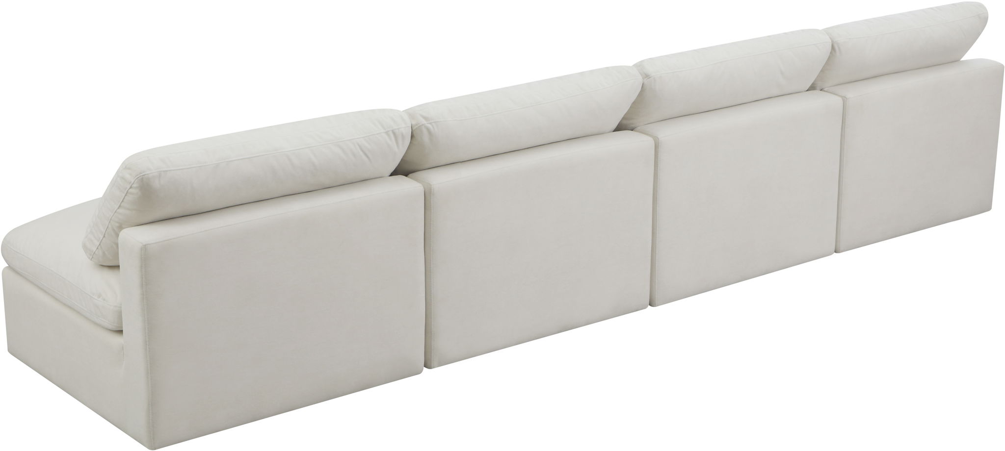 Plush - Modular Armless 4 Seat Sofa - Urban Living Furniture (Los Angeles, CA)