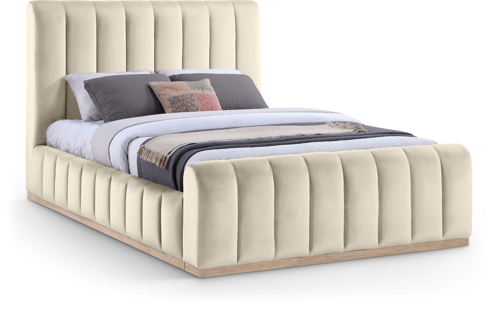 Amara - Velvet Bed - Urban Living Furniture (Los Angeles, CA)