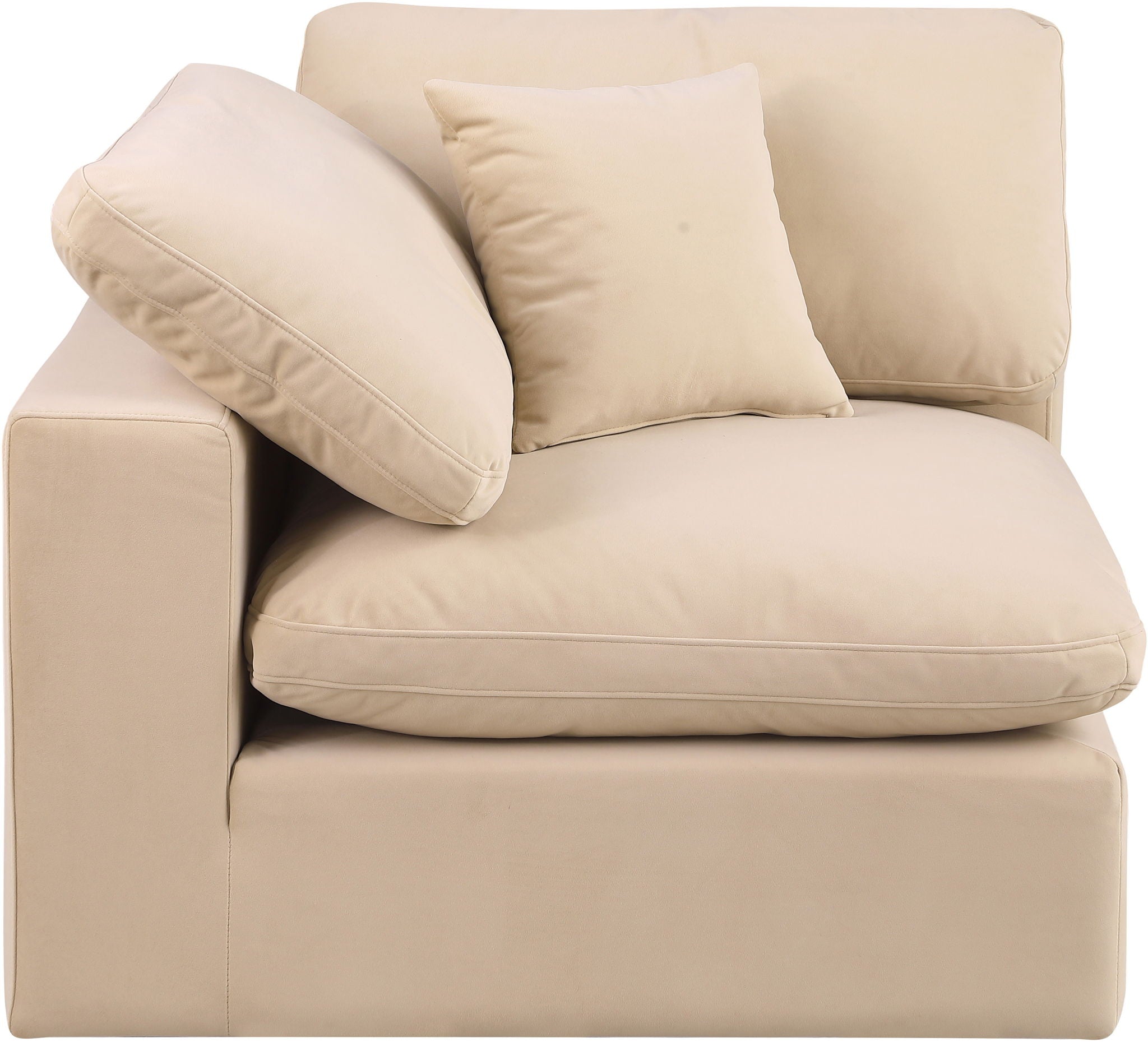 Comfy - Velvet Corner Chair - Urban Living Furniture (Los Angeles, CA)