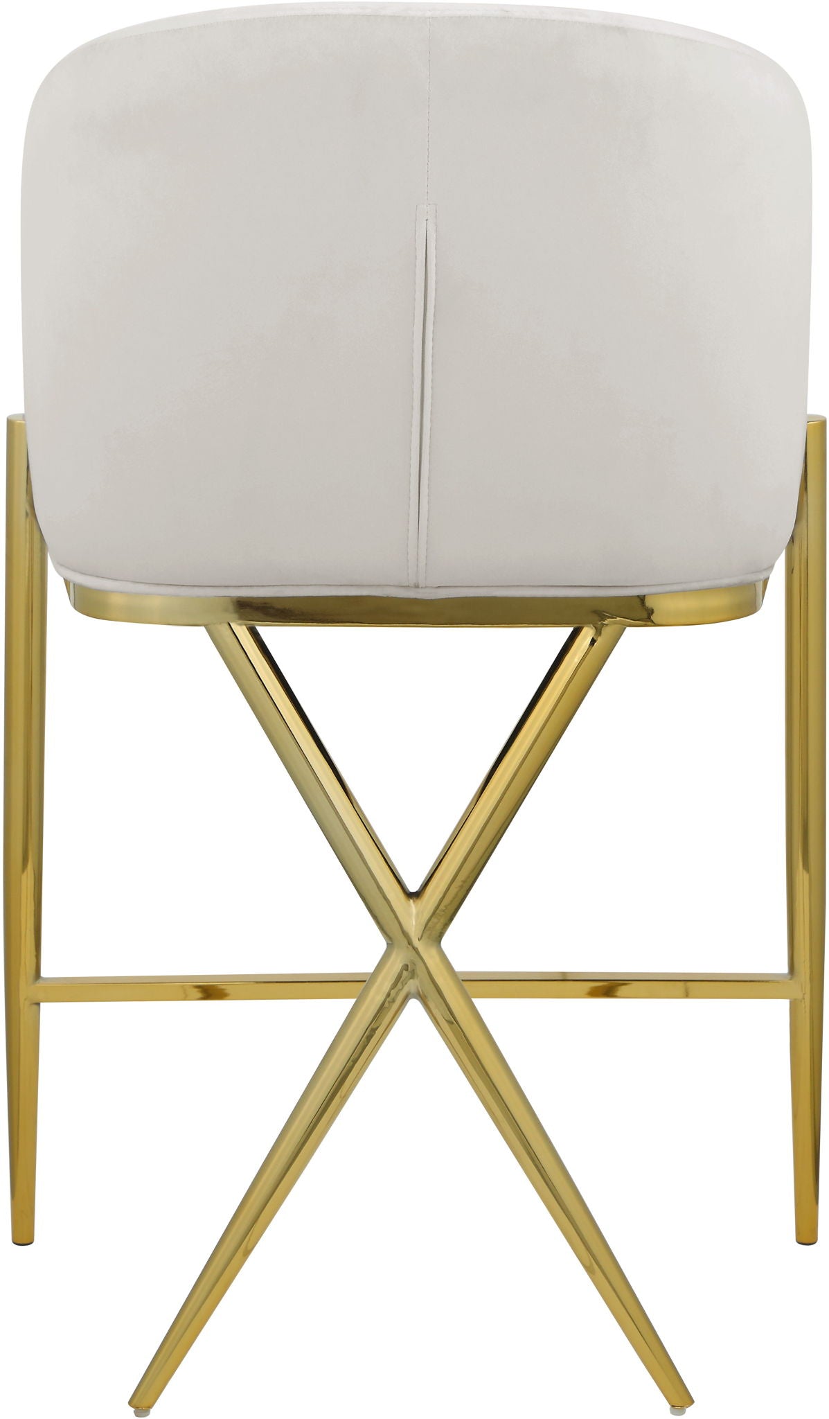 Xavier - Counter Stool with Gold Legs - Urban Living Furniture (Los Angeles, CA)