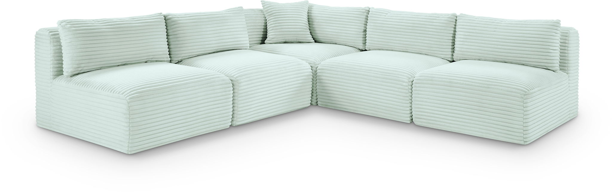 Shaggy - 5 Piece Modular Corner Armless Sectional - Urban Living Furniture (Los Angeles, CA)