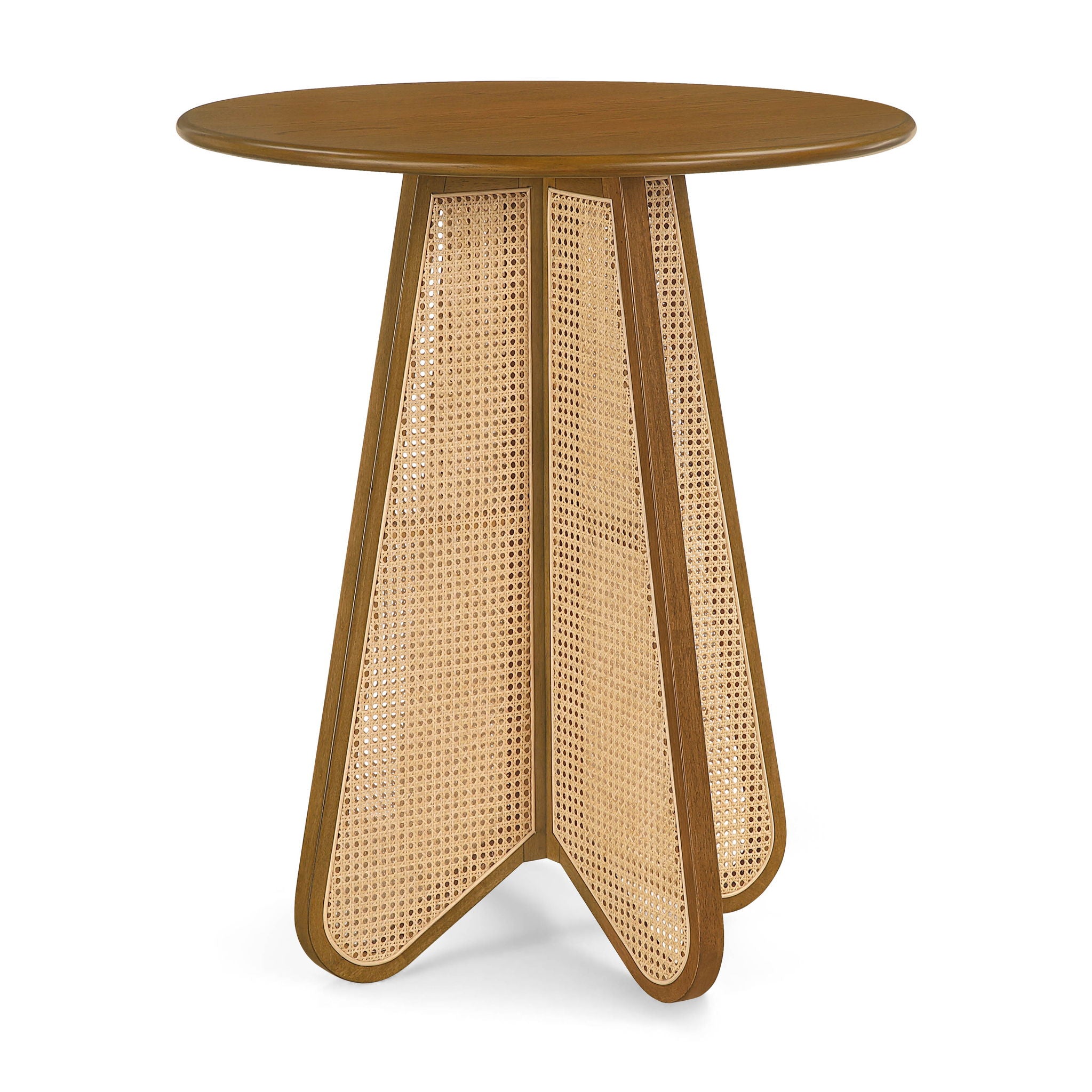 Butterfly - Solid Wood And Natural Cane Table