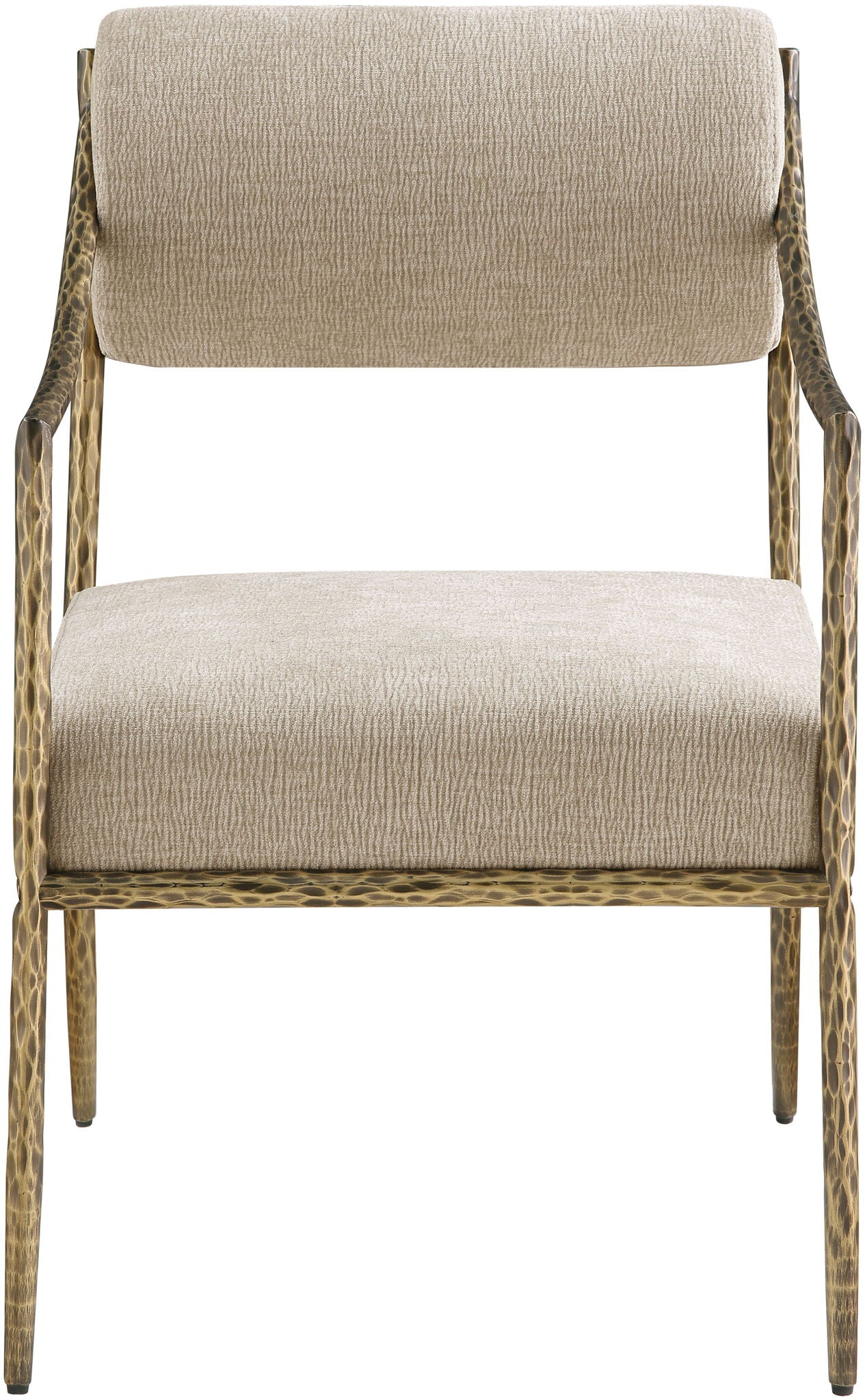 Bastille - Upholstered Dining Arm Chair (Set of 2) - Brass Frame - Urban Living Furniture (Los Angeles, CA)