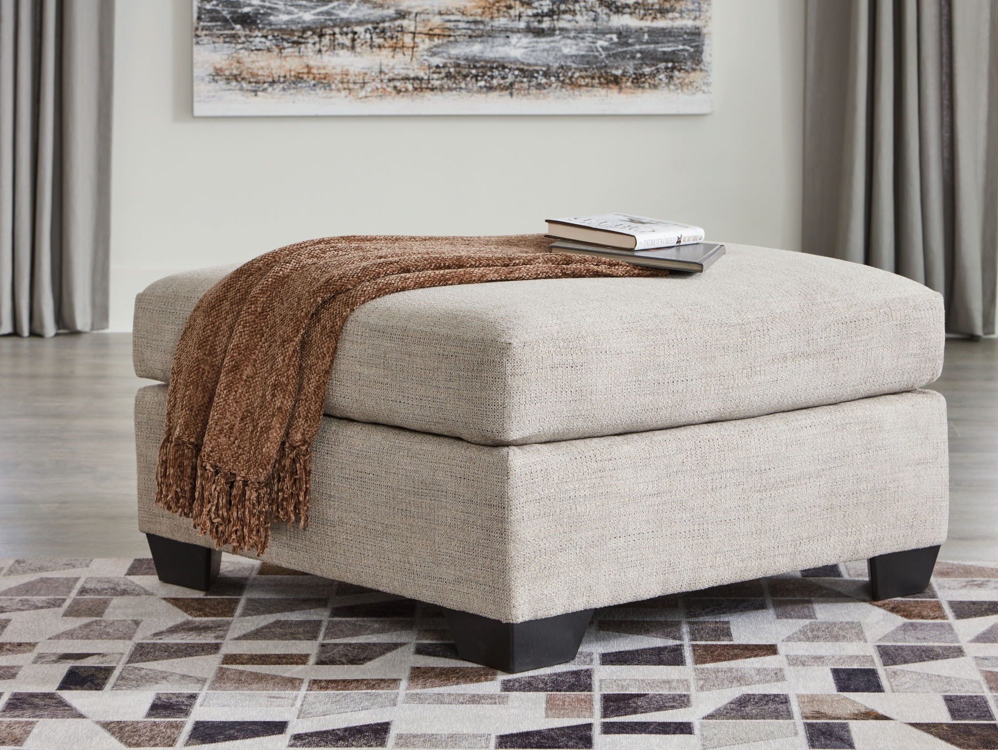 Mahoney - Oversized Accent Ottoman - Urban Living Furniture (Los Angeles, CA)