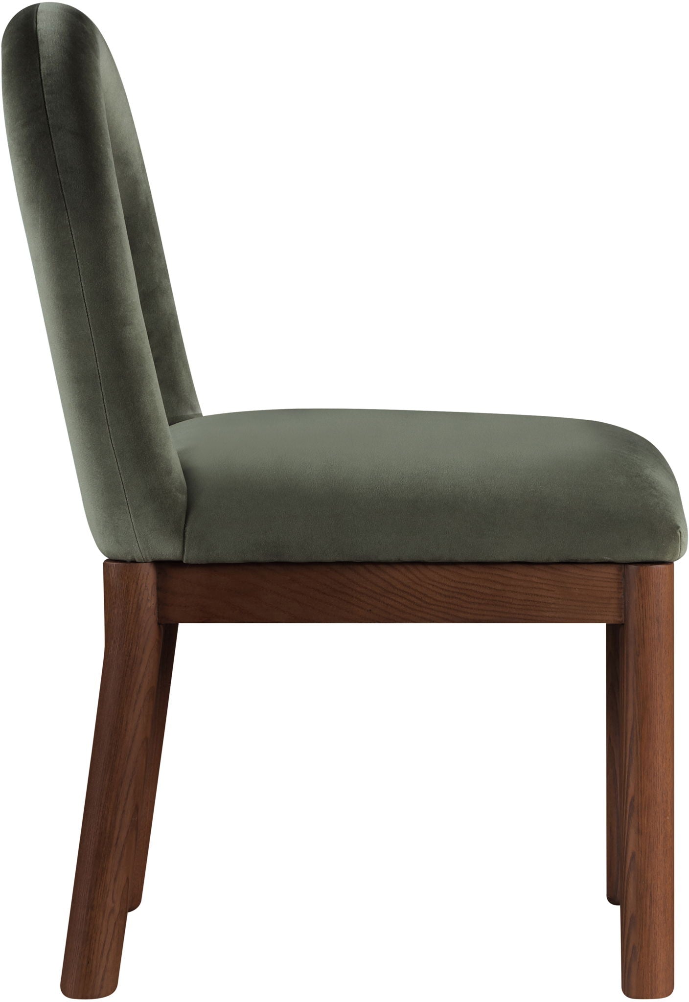 Conrad - Velvet Dining Chair With Brown Legs - Urban Living Furniture (Los Angeles, CA)