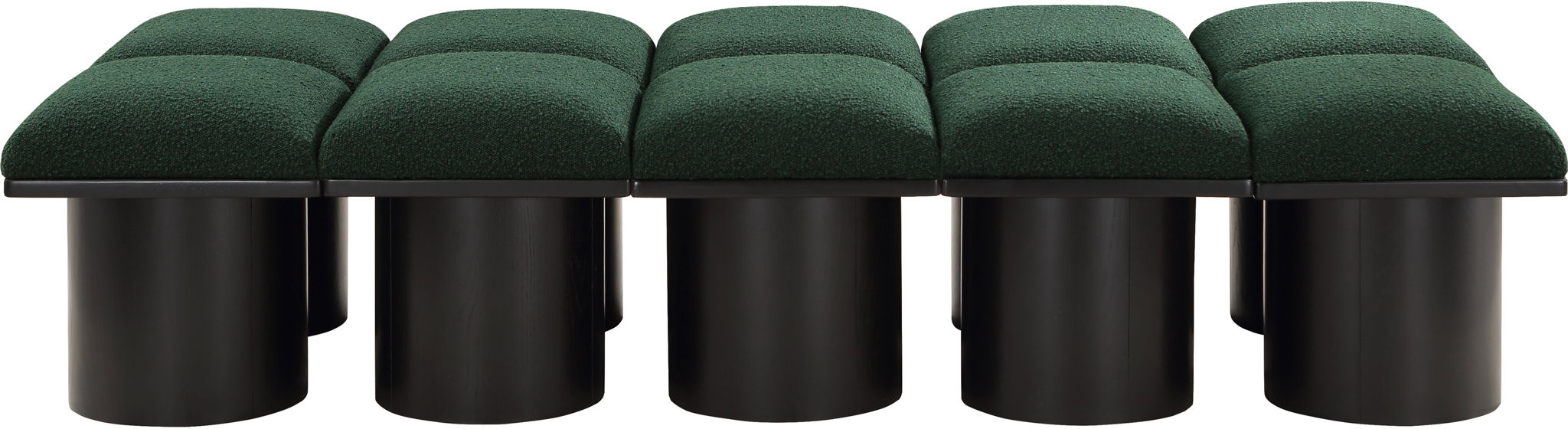 Pavilion - 10 Piece Modular Bench With Black Base - Urban Living Furniture (Los Angeles, CA)