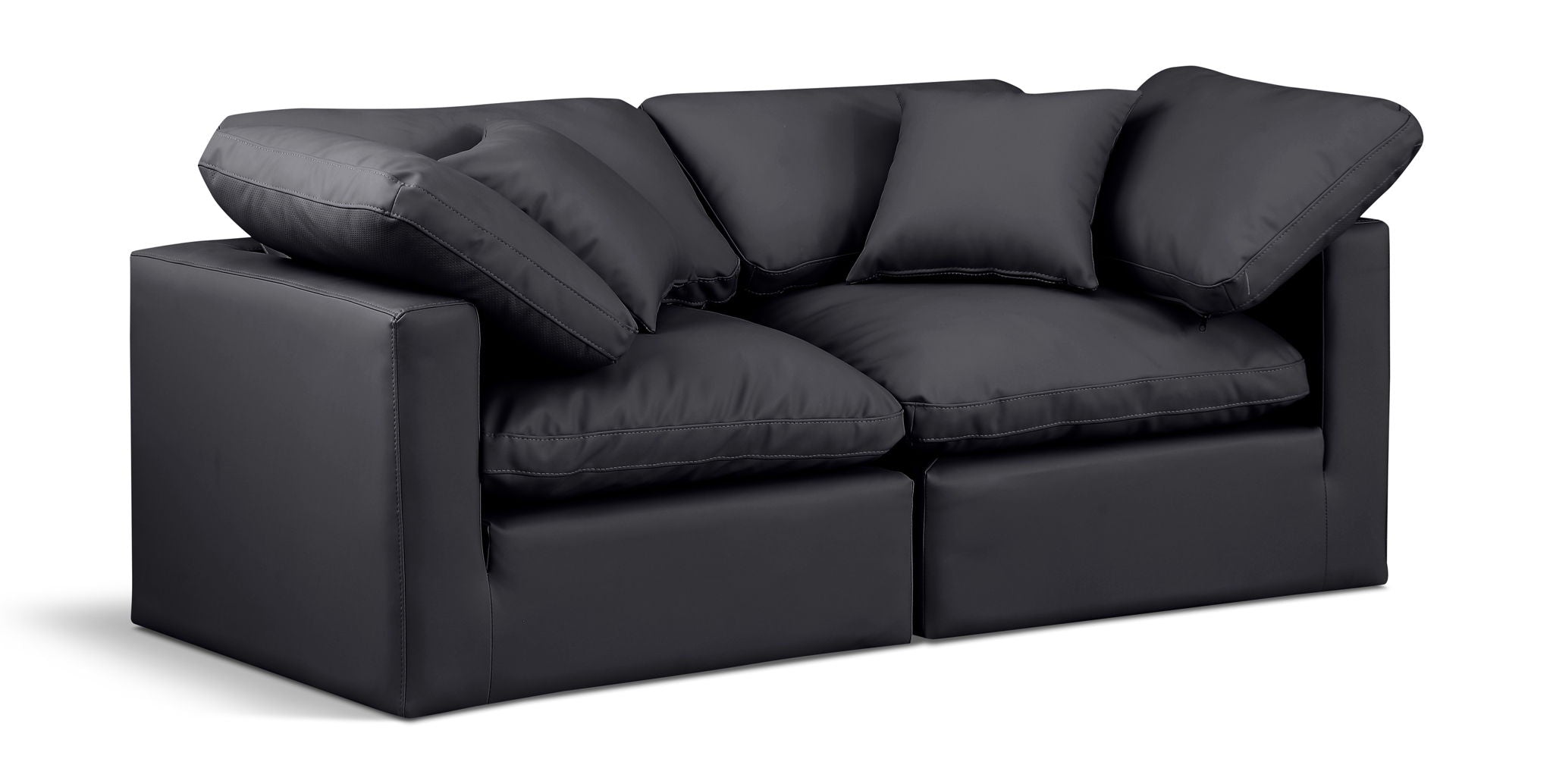 Indulge - Faux Leather 2 Seat Modular Sofa - Urban Living Furniture (Los Angeles, CA)