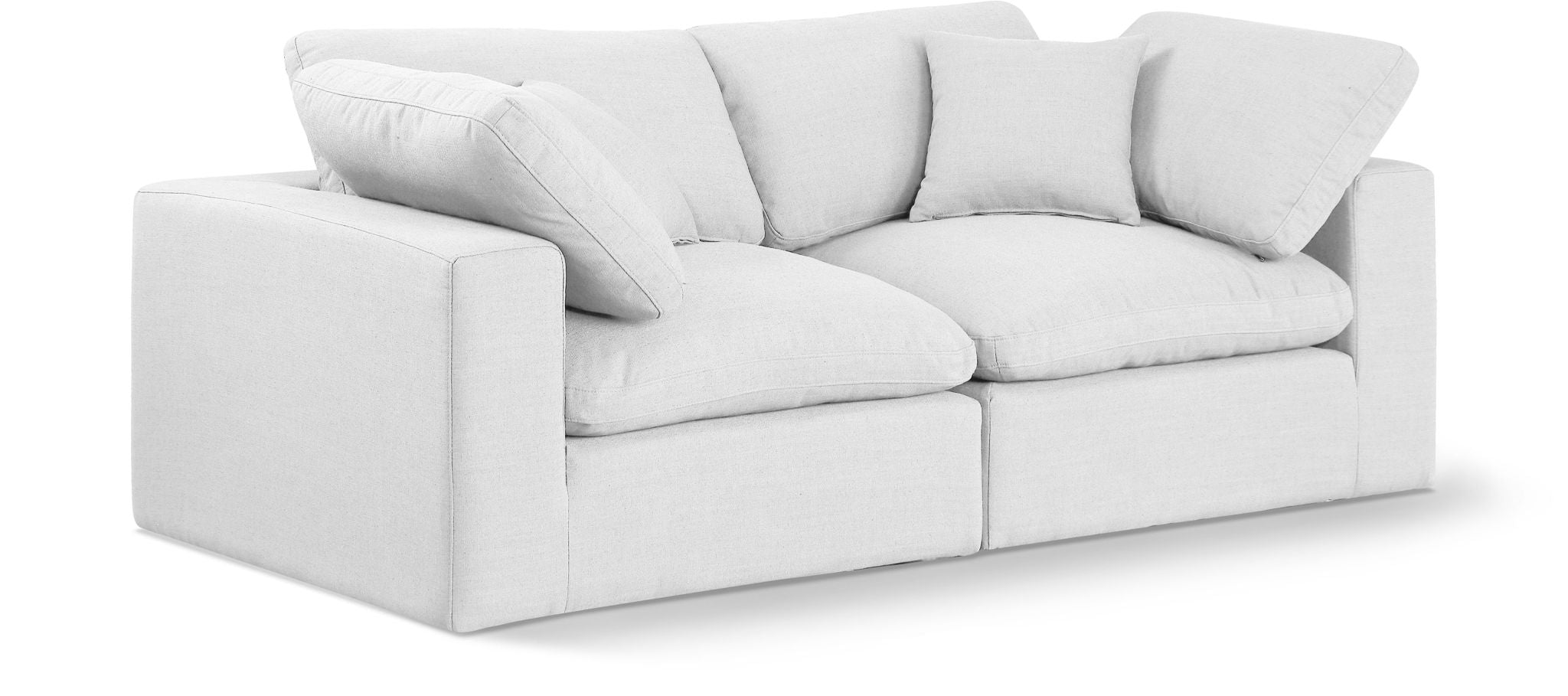 Comfy - Linen Modular Sofa 2 Seats - Urban Living Furniture (Los Angeles, CA)