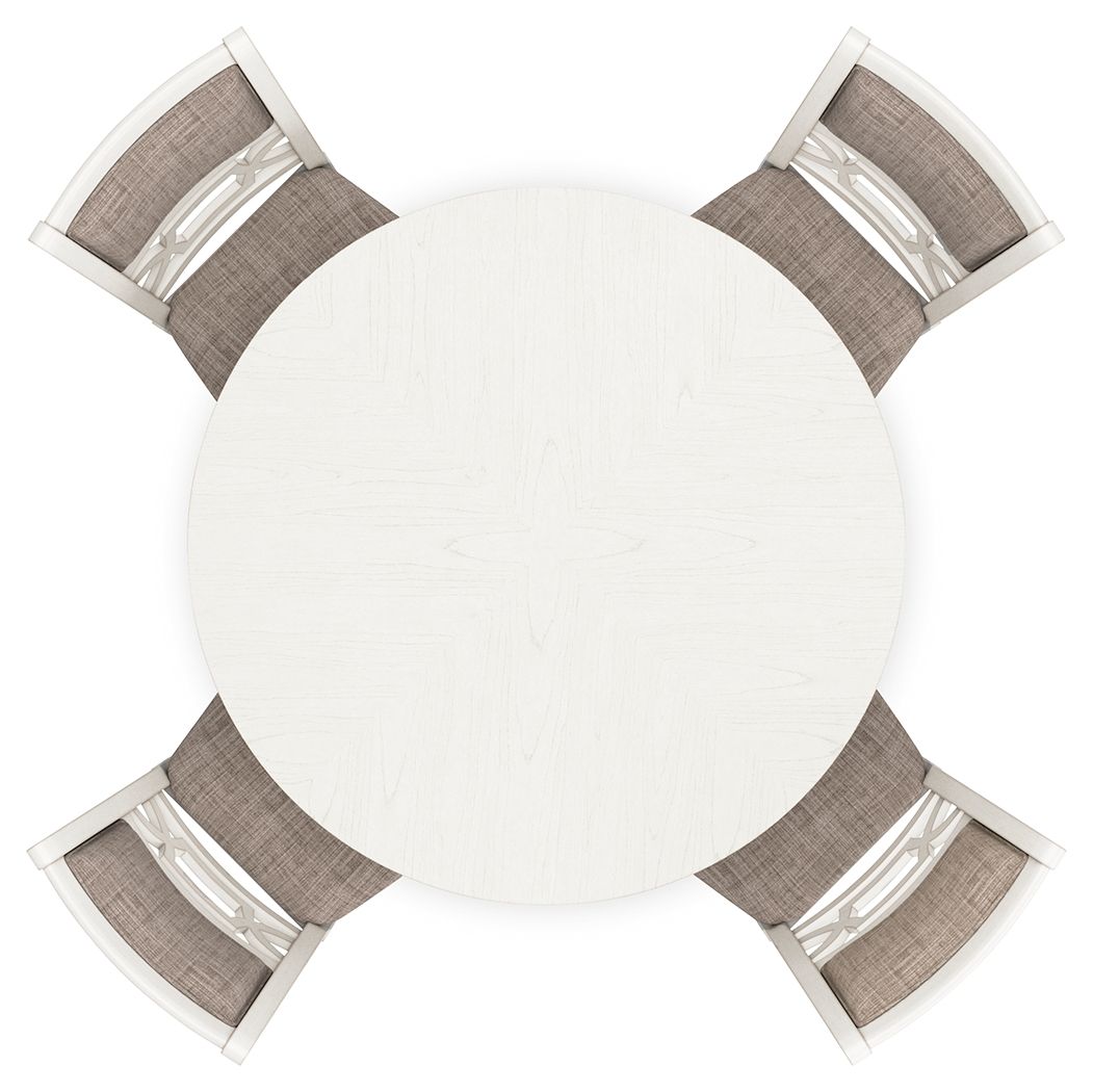 Erinberg - Antique White - Dining Room Table Set (Set of 5) - Urban Living Furniture (Los Angeles, CA)