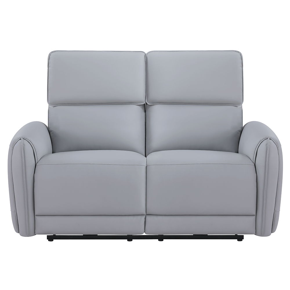 Jeromie - Power Motion Loveseat With USB Port - Gray Synthetic Leather - Urban Living Furniture (Los Angeles, CA)