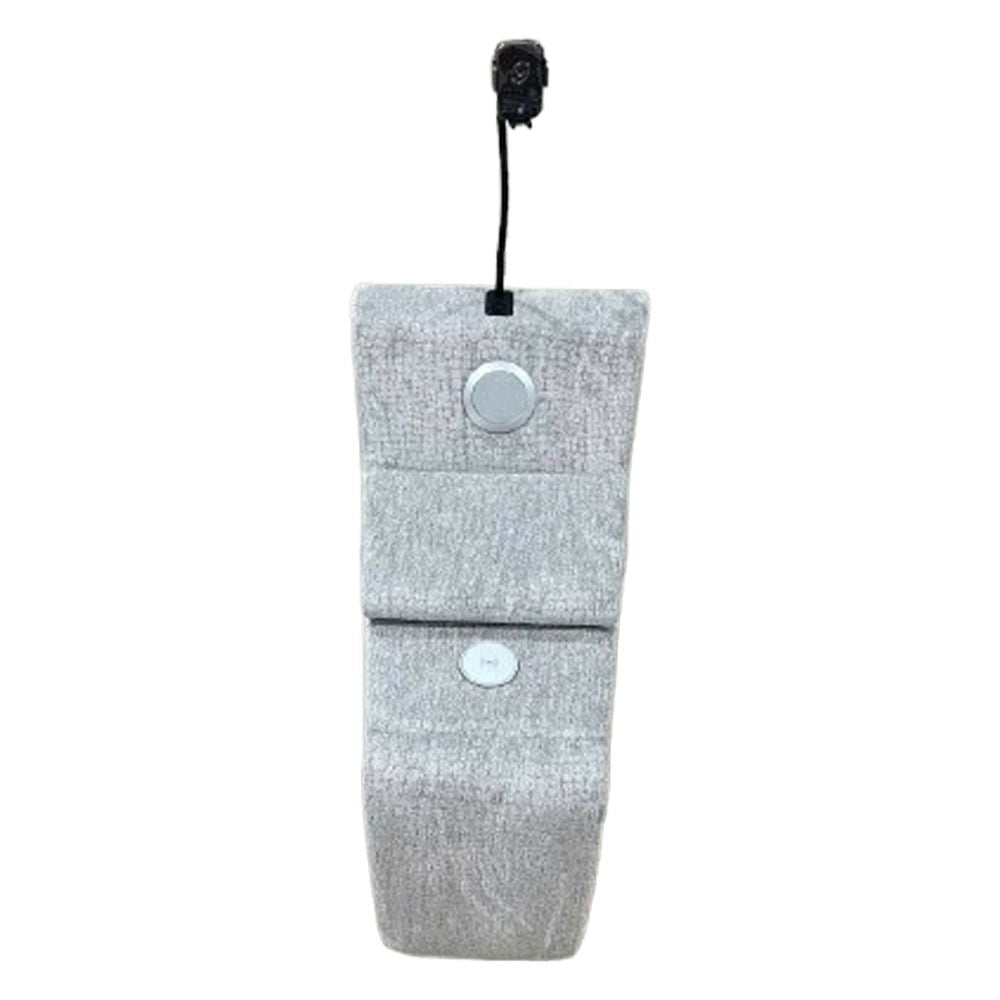 Fullar - Modular Console With Wireless Charger - Light Gary Chenille - Urban Living Furniture (Los Angeles, CA)