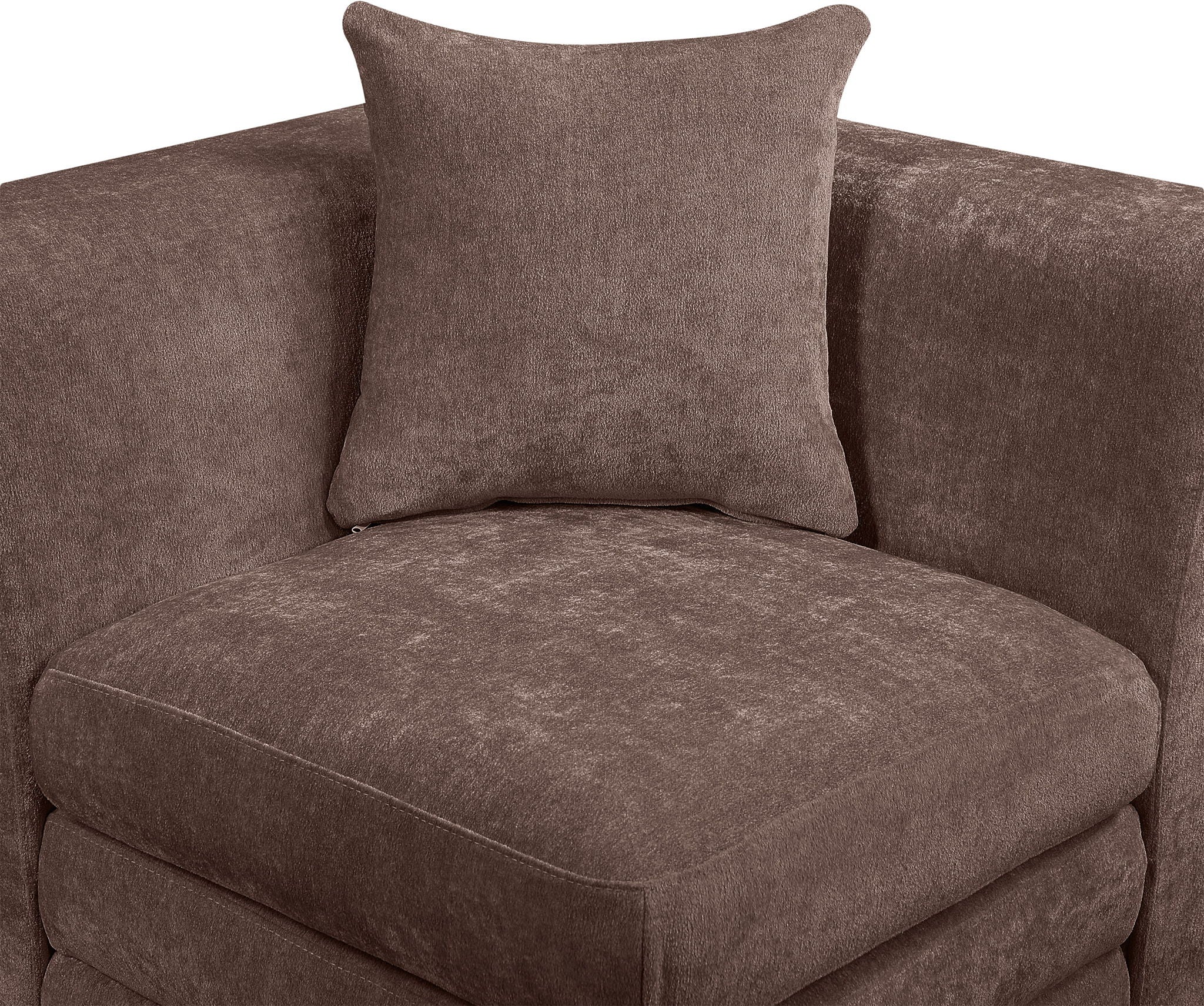 Stellar - Chenille Fabric Upholstered Modular Corner Chair - Urban Living Furniture (Los Angeles, CA)