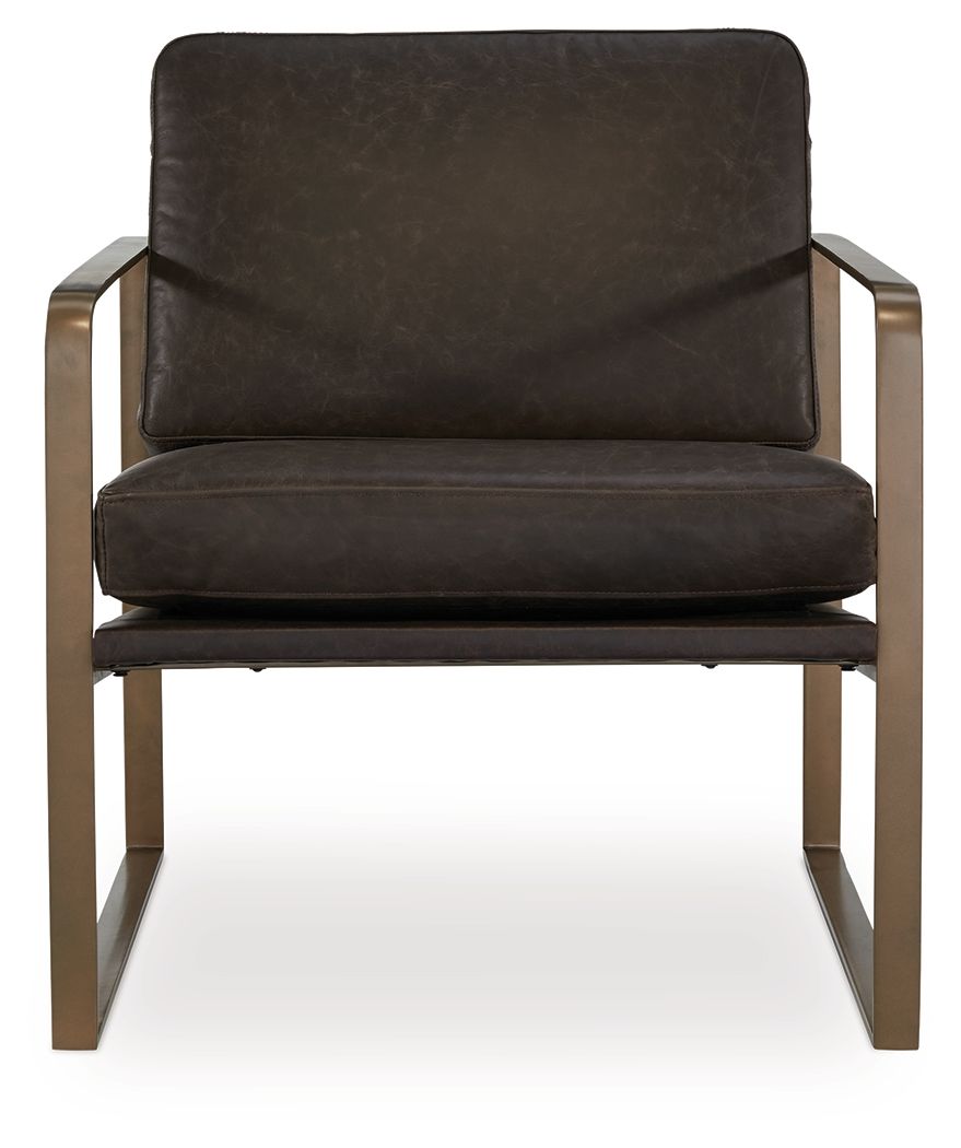 Bradett - Dark Brown / Gold Finish - Accent Chair - Urban Living Furniture (Los Angeles, CA)