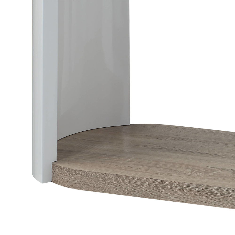 Zoma - Sofa Table - Oak & White High Gloss - Urban Living Furniture (Los Angeles, CA)