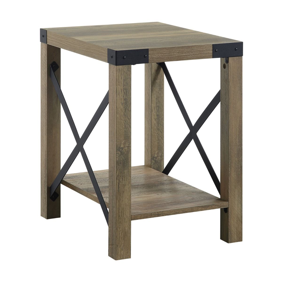 Abiram - End Table - Rustic Oak - Urban Living Furniture (Los Angeles, CA)