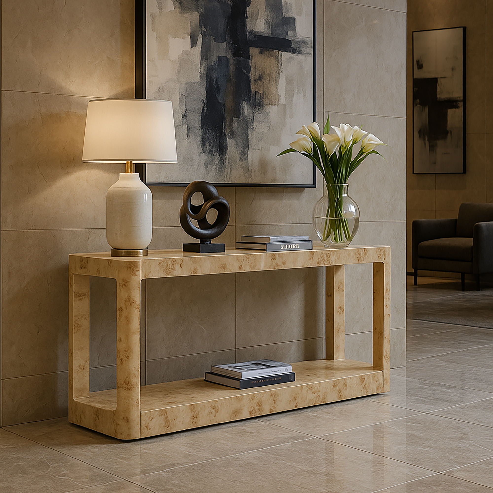 Reeves - Burl Wood Table - Urban Living Furniture (Los Angeles, CA)