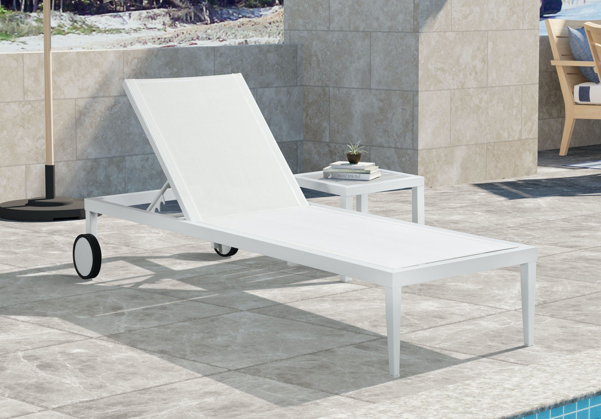 Nizuc - Outdoor Patio Chaise Lounge Chair - Urban Living Furniture (Los Angeles, CA)