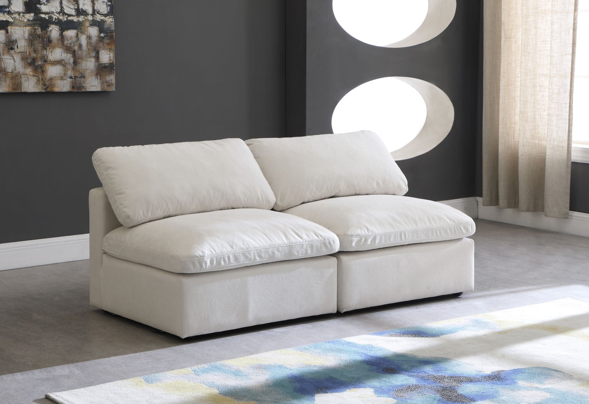 Plush - Modular Armless 2 Seat Sofa - Urban Living Furniture (Los Angeles, CA)