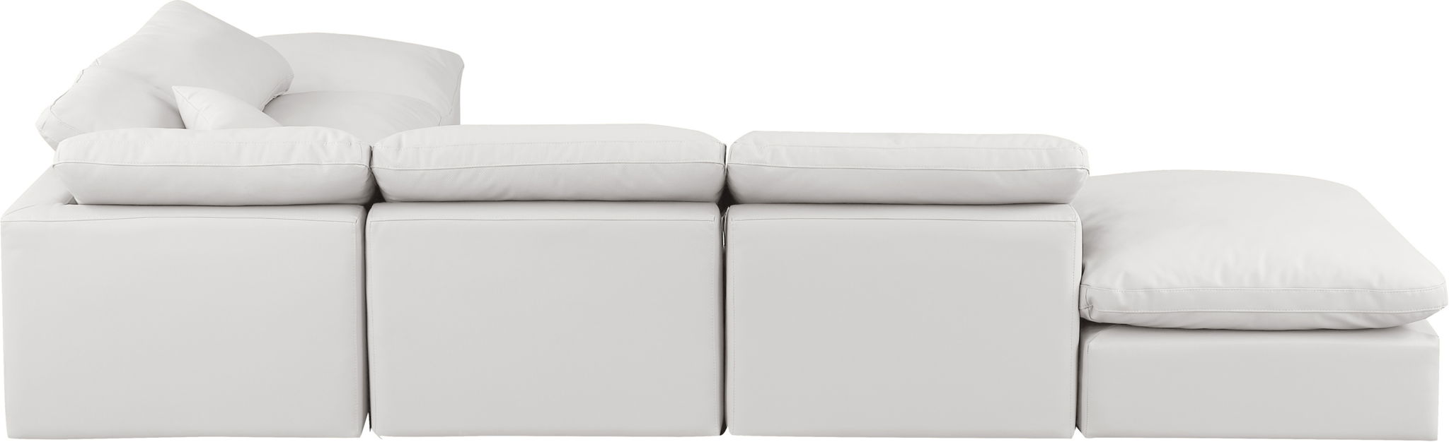 Indulge - Faux Leather 6 Piece Modular Armless Sectional - Urban Living Furniture (Los Angeles, CA)
