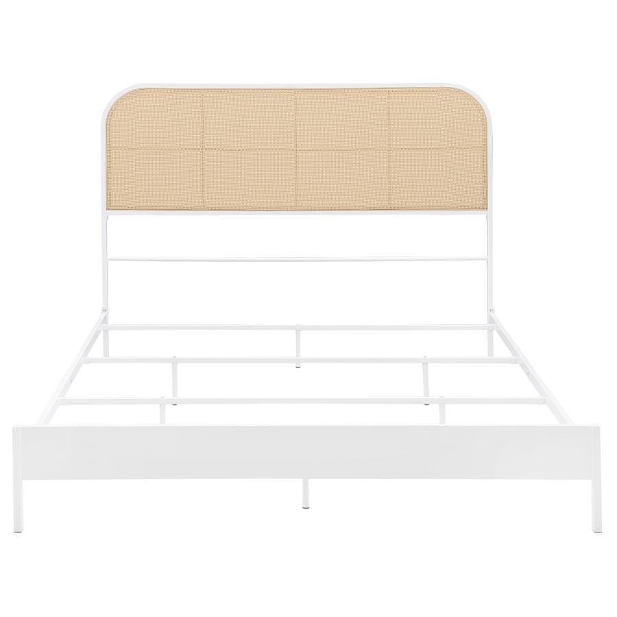 Amherst - Radio Weave Rattan Metal Bed - Urban Living Furniture (Los Angeles, CA)