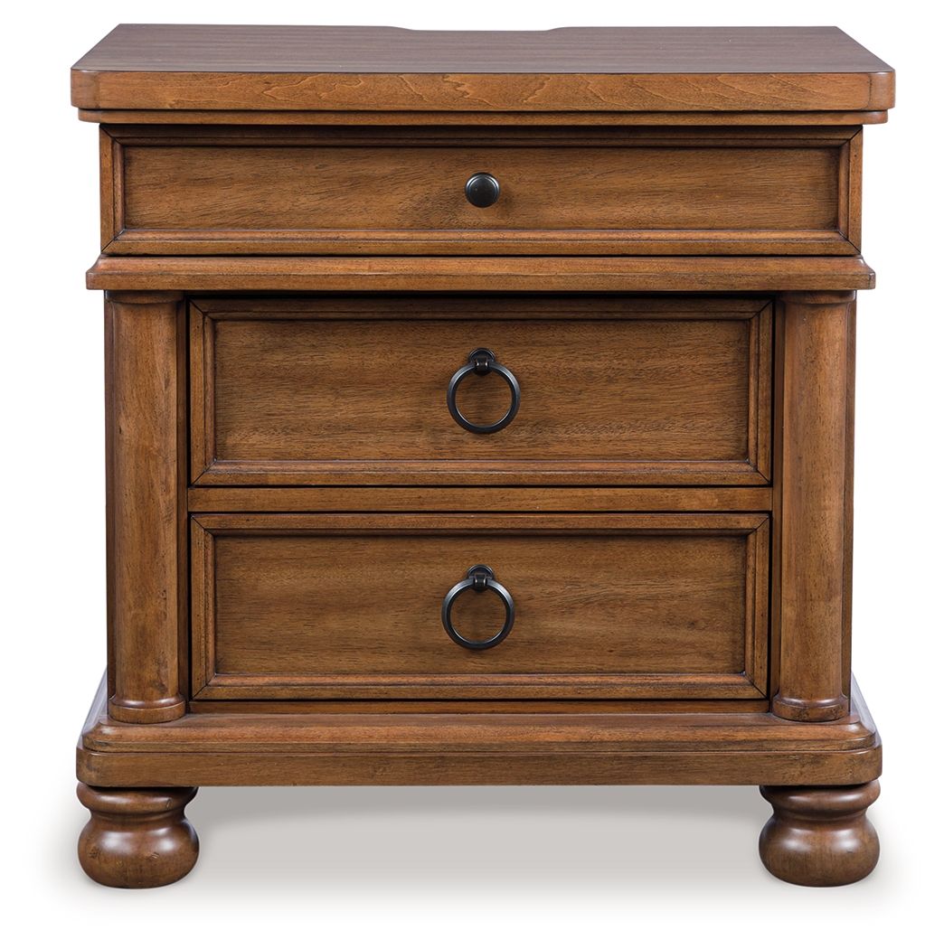 Rowlenstown - Three Drawer Night Stand - Urban Living Furniture (Los Angeles, CA)