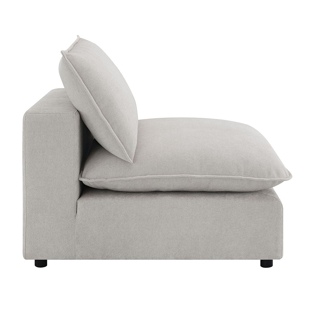 Marisa - Modular Armless Chair - Beige Boucle - Urban Living Furniture (Los Angeles, CA)