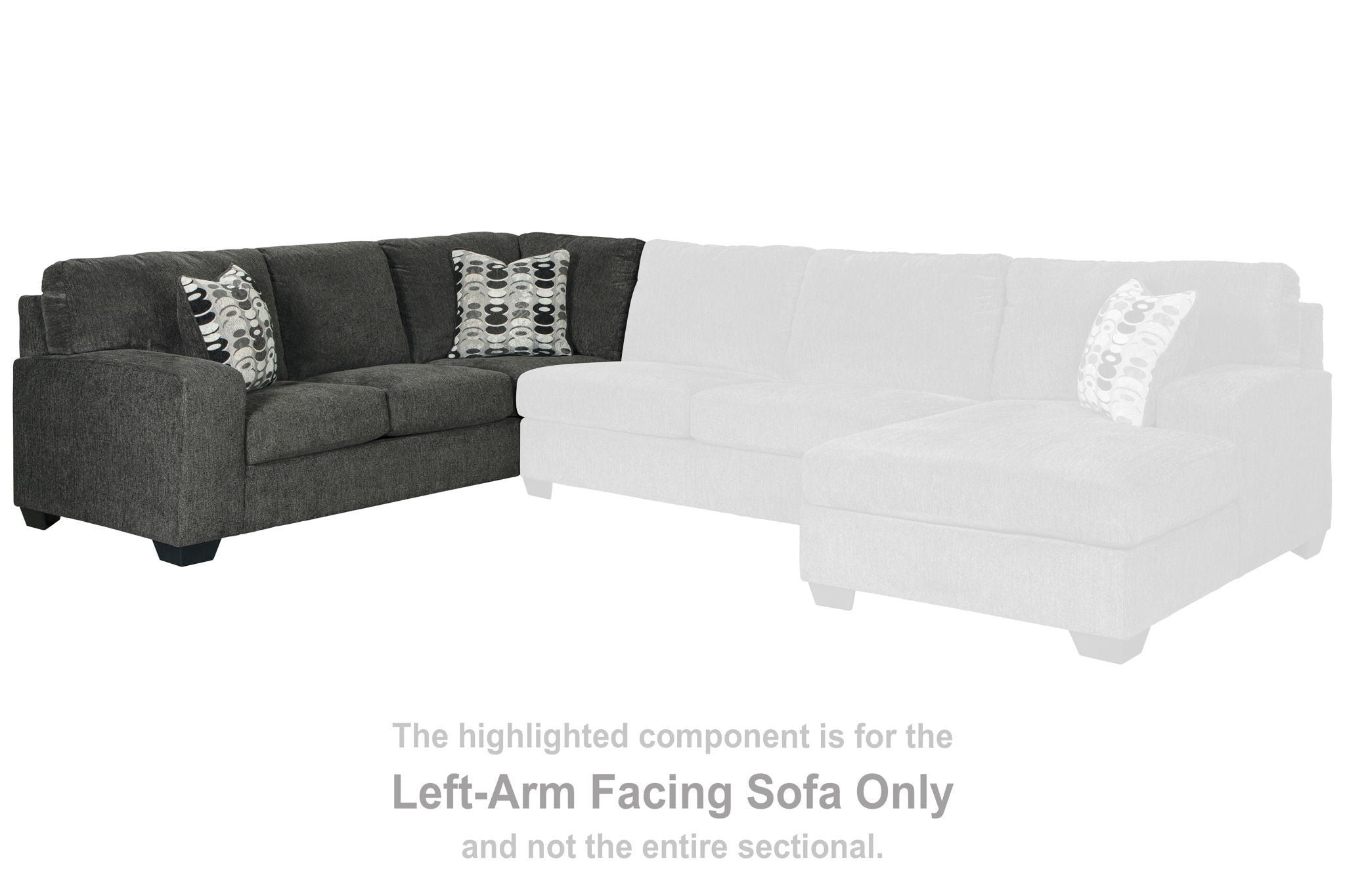 Ballinasloe - Smoke - LAF Sofa - Urban Living Furniture (Los Angeles, CA)