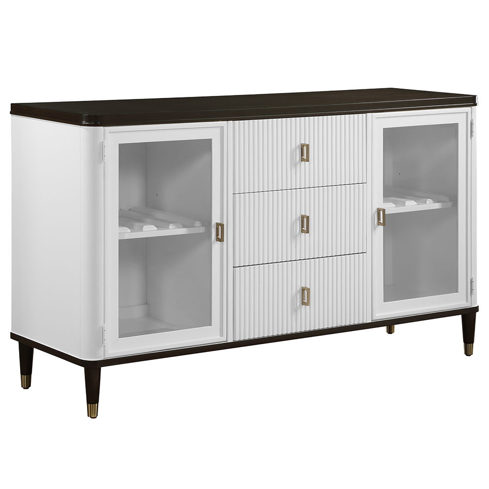 Carena - Server - White & Brown Finish - Urban Living Furniture (Los Angeles, CA)
