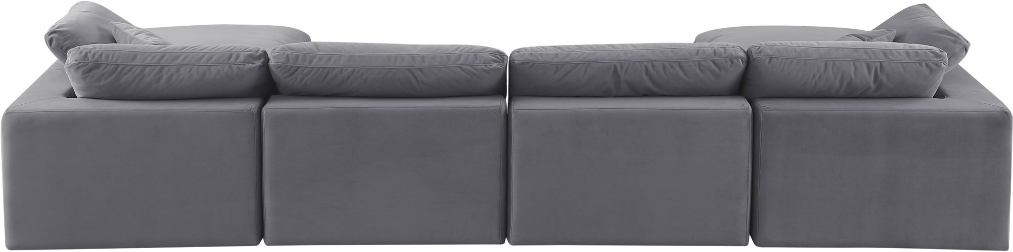 Comfy - 6 Piece Velvet Modular Double Chaise Sectional - Urban Living Furniture (Los Angeles, CA)