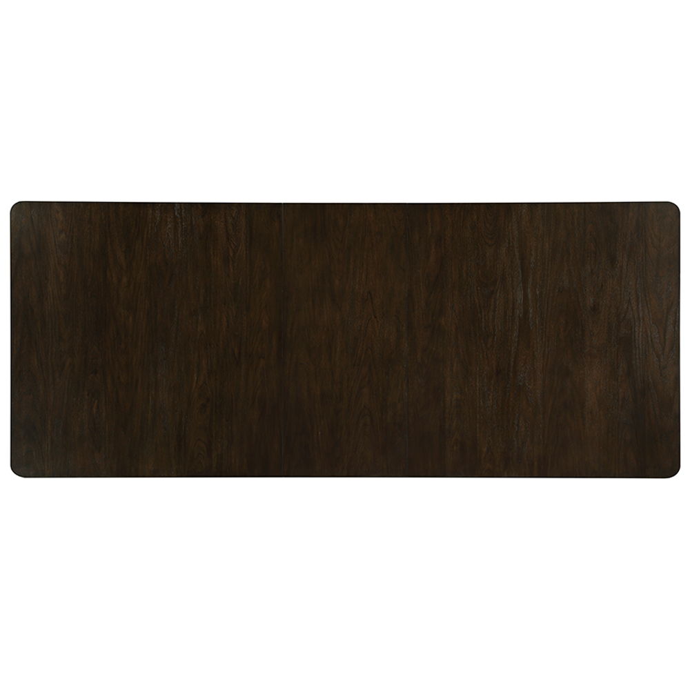 Carena - Dining Table With Leaf - White & Brown Finish - Urban Living Furniture (Los Angeles, CA)