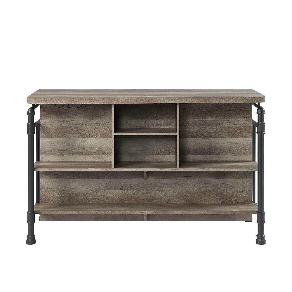 Edina - Counter Height Table - Antique Oak & Sandy Gray - Urban Living Furniture (Los Angeles, CA)