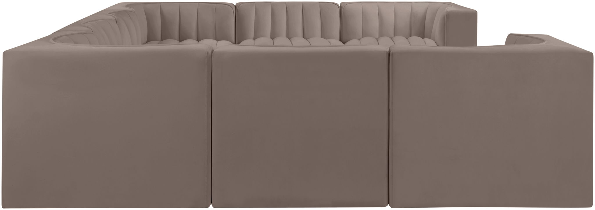 Rummi - Velvet Performance Fabric Upholstered Modular Sectional - Urban Living Furniture (Los Angeles, CA)