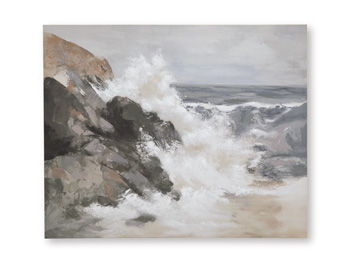 Worthner - Wall Art - Tan / Gray / White