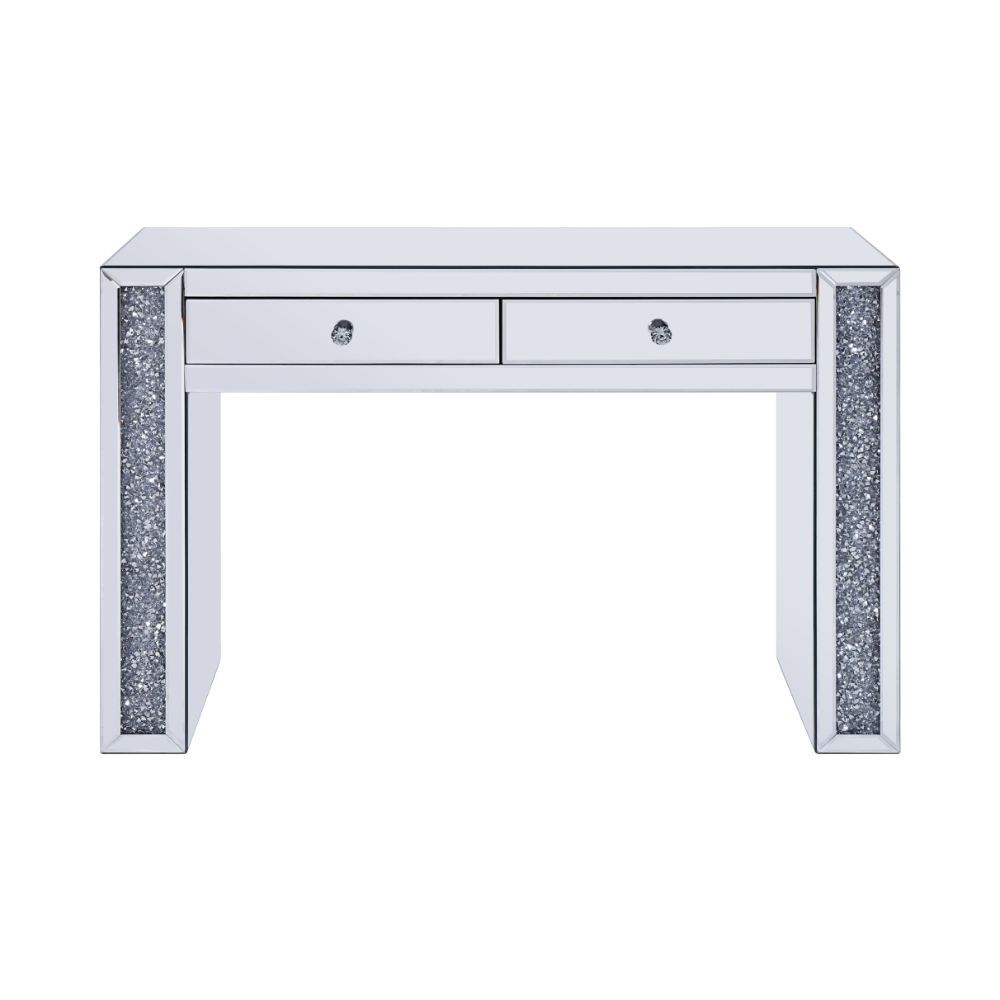 Noralie - Vanity Desk - Faux Diamonds & Mirrored - Urban Living Furniture (Los Angeles, CA)