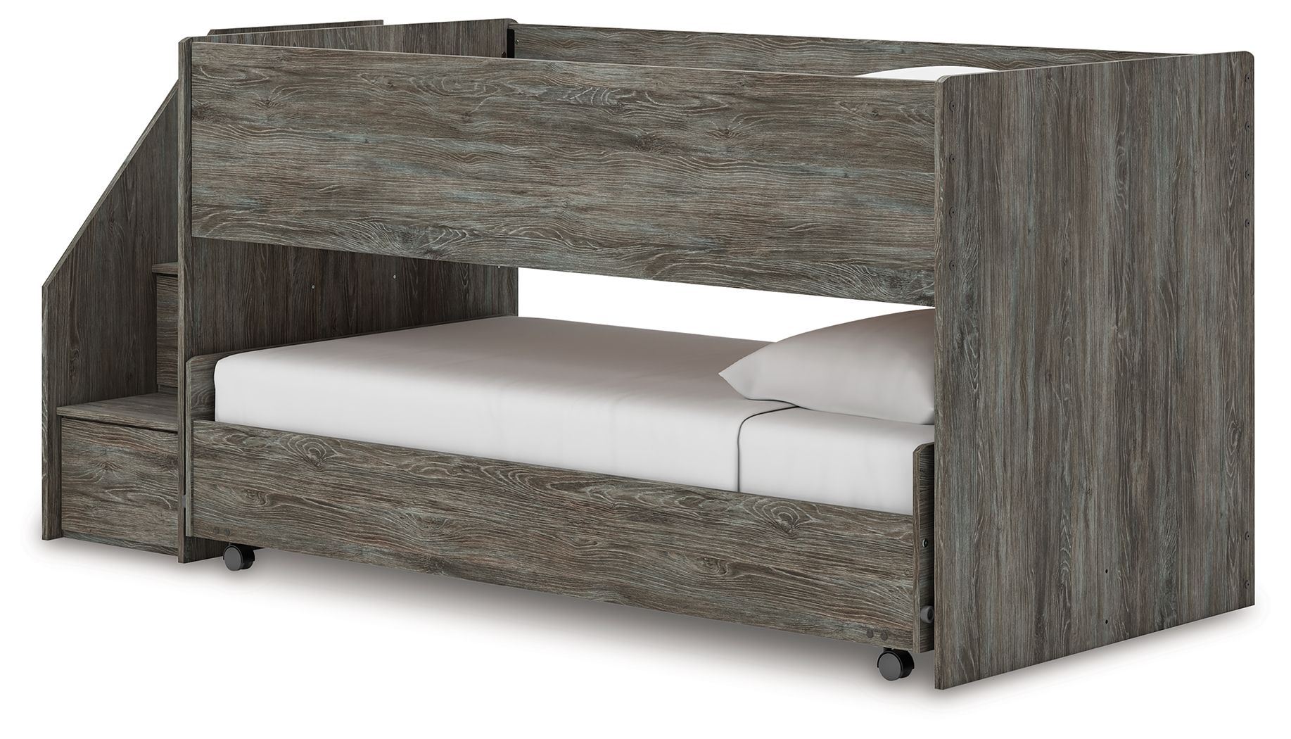 Frandern - Gray - Twin Over Twin Loft Bed - Urban Living Furniture (Los Angeles, CA)