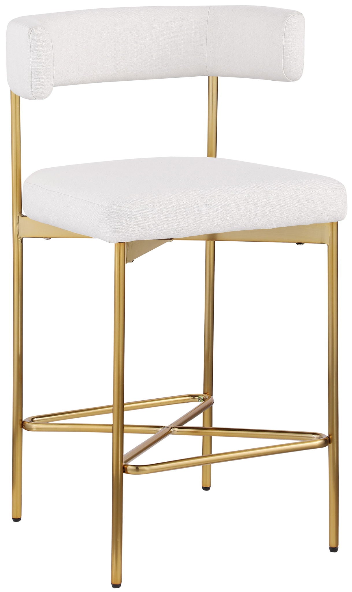 Rivage - Durable Stool With Gold Frame (Set of 2) - Urban Living Furniture (Los Angeles, CA)